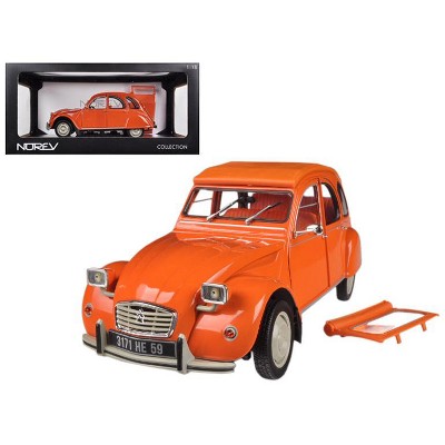 1976 Citroen 2CV 6 Orange 1/18 Diecast Car Model by Norev