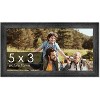 PosterPalooza | 5x3 Wide Barnwood Picture Frame, UV Acrylic, 6 Finishes - Grey, Brown, White, and Black - 2 of 4