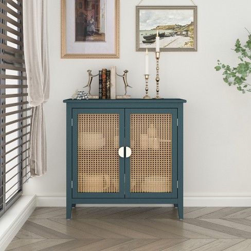 Pine shop accent cabinet