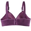 Allegra K Women's Comfortable Soft Stretchy Full Coverage Non-Wired Bra 3 Pcs - 3 of 4