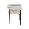 Meridian Furniture,Lavina Vegan Leather Dining Chair, Set of 2 - 3 of 4