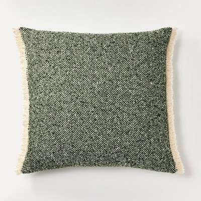 Herringbone with Frayed Edges Throw Pillow - Threshold™ designed with Studio McGee