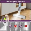 Racxily Spray Mop W/ 3 Machine Washable Microfiber Pads 12OZ Refillable Water Bottle Wet Dry Use Microfiber Mop, Suitable for all floors - 3 of 4