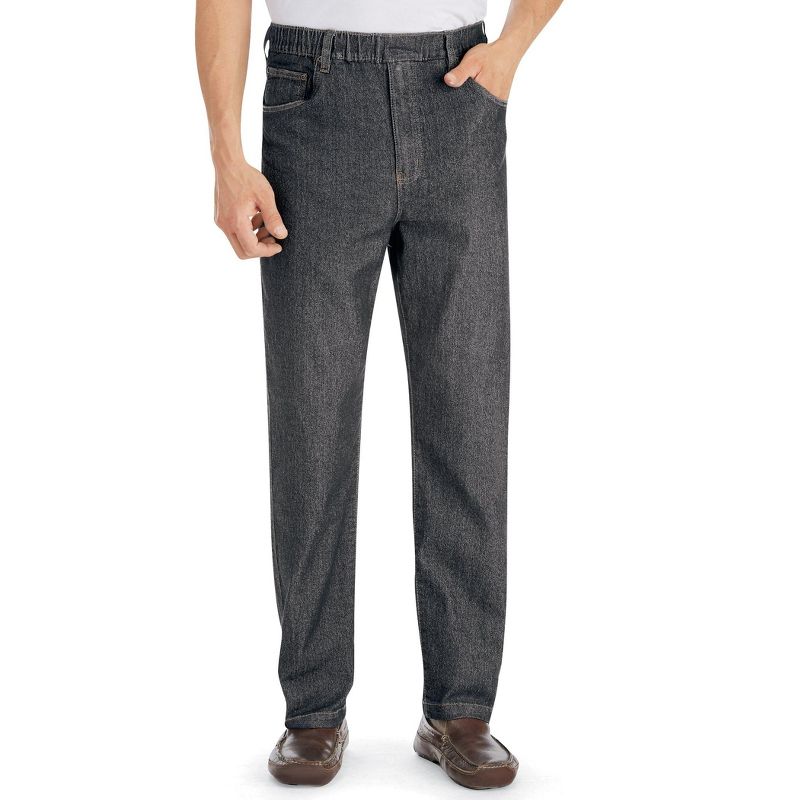 Collections Etc Men's Pull-on Jeans, 1 of 5