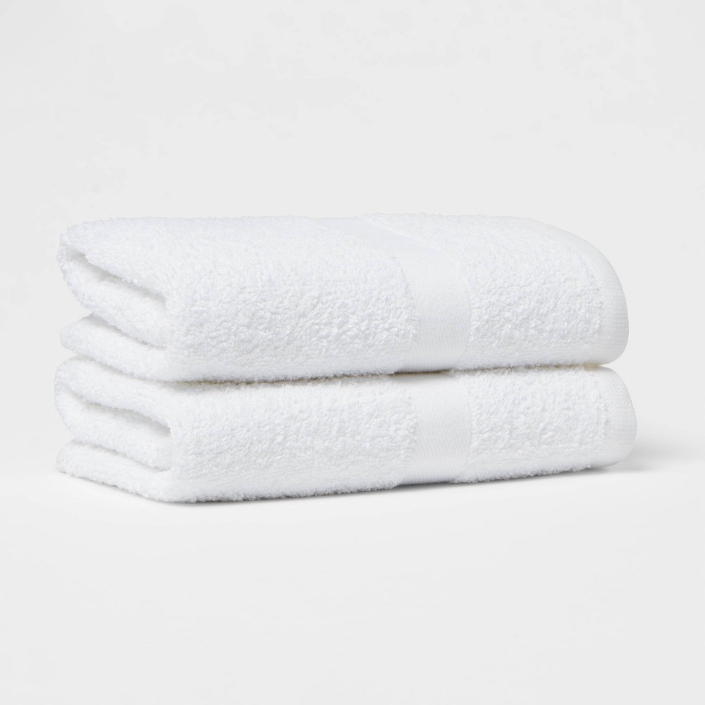 2pk Hand Towel Set White - Room Essentials