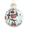 Blue Rose Polish Pottery Vena Small Christmas Ball - 2 of 2