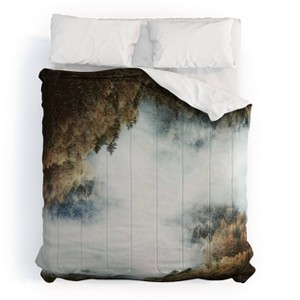 Deny Designs King Luke Gram Forest Layers Comforter and Pillow Sham - 1 of 4