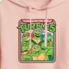 Women's - Teenage Mutant Ninja Turtles - Retro Group Cropped Graphic Hoodie - 2 of 3