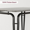 Garvee 5-Piece Farmhouse Dining Set for 4, Industrial Modern Wood Table & Upholstered Chairs, Rectangle Kitchen Dinette Furniture - 3 of 4