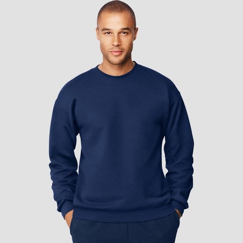 Hanes Men's Ultimate Cotton Sweatshirt - Navy M : Target