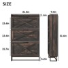 Shoe Storage Cabinet with 3 Flip Drawers - 2 of 4