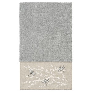 Linum Home Textiles 100% Turkish Cotton BRAELYN Embellished Towel Set - 1 of 2