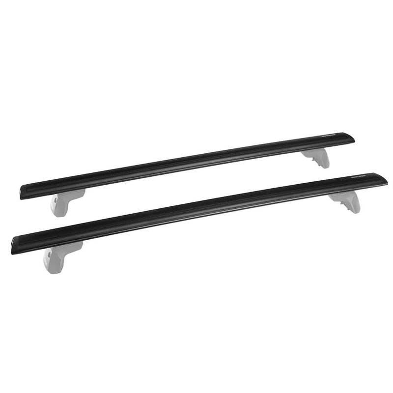 YAKIMA 50 Inch Aluminum T Slot JetStream Bar Aerodynamic Crossbars for Roof Rack Systems Compatible with any StreamLine Tower, Black, Set of 2, 6 of 8