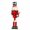 Kurt Adler 15-Inch Red, White and Black Nutcracker with Gift Box and Wreath - 2 of 4