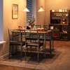 Dining Table Set for 4, Rectangle Kitchen Table with 4 Chairs Set for 4 - 4 of 4