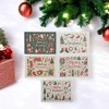 Unique Bargains Christmas Greeting Card Multicolor 4.5 "x3.1" 10 Pcs - 2 of 4