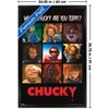 Trends International Child's Play - Which Chucky Are You Today Framed Wall Poster Prints - 3 of 4