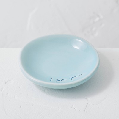 'I Love You' Ceramic Trinket Dish Light Blue - Hearth & Hand™ with Magnolia