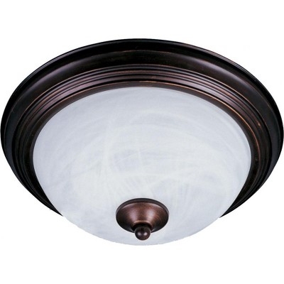 Maxim Lighting Essentials - 583x 1 - Light Flush Mount in  Oil Rubbed Bronze