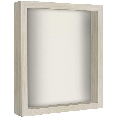 Americanflat 11x14 Shadow Box Frame In Light Wood With Soft Linen Back ...