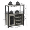 Jojoka Bar Cabinet,Large Capacity Liquor Cabinet with Storage,Adjustable Shelves for Glassware - 3 of 4