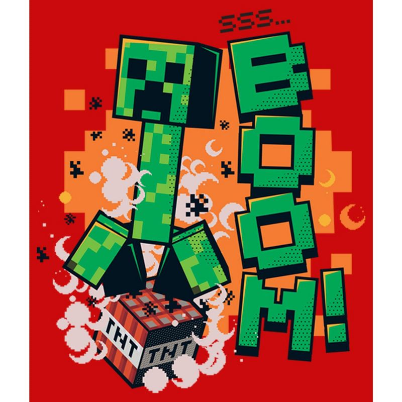 Boy's Minecraft Creeper Boom T-Shirt, 2 of 5