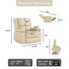 Power Lift Recliner Chair, Heat & Massage, Heavy Duty Faux PU Electric Lift Recliner for Elderly & Mobility Impaired, Adjustable Back & Legs - 3 of 4