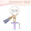 Unique Bargains Resin Lightweight Decorative Sparkling Purple Sequins Tumbler Cup Charm - 2 of 4