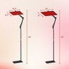 Morfone 120 and 200 models feature infrared light therapy lamps with wavelengths of 660nm, 850nm, and 940nm.Red light with wireless remote control. - 2 of 4