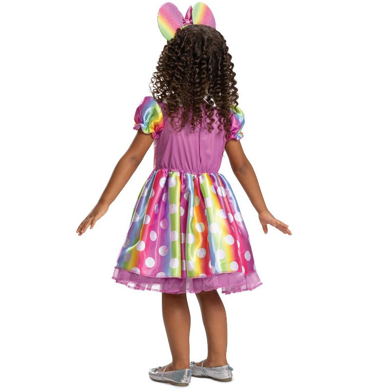 Mickey Mouse Clubhouse Rainbow Minnie Toddler Costume, 2 of 3
