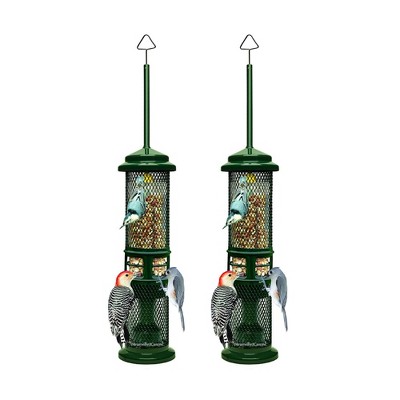 Squirrel Buster Nut Feeder Squirrel-Proof Bird Feeder (Two Meshes) (2 pack)