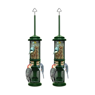 Tangkula Large Metal Wild Bird Feeder for Outdoor Hanging w/ Perch Resin  Squirrel Proof