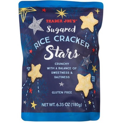 Sugared Rice Cracker Stars 6.35 oz