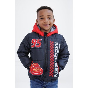 Disney Zip Up Winter Coat Puffer Jacket Toddler - 1 of 3