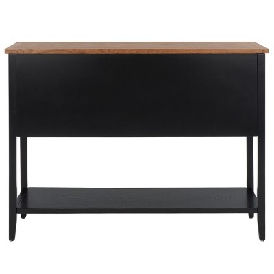 Charlotte 46" Black and Oak Transitional Sideboard