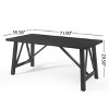 NicBex 71Inch Farmhouse Rectangle Dining Table with MDF Tabletop and Wood Legs for 6 to 8 - 3 of 4