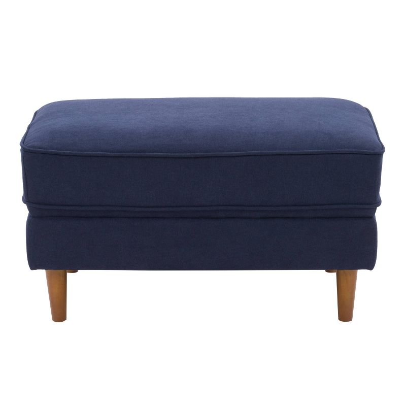 Mulberry Fabric Upholstered Modern Ottoman - CorLiving, 1 of 7