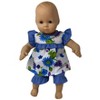 Doll Clothes Superstore Blue Flower Shorts Fit 15-16 Inch Baby And Cabbage Patch Kid Dolls - 3 of 4