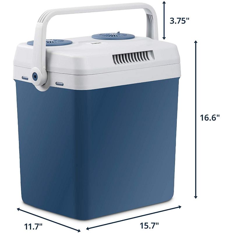Ivation 25 L Portable Electric Cooler, Camping Fridge with Car Adapter, 5 of 7