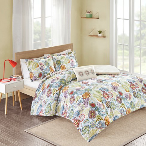 Tula 4 Piece Comforter Set Multicolor Full Queen Target