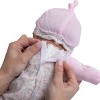 JC Toys Berenguer Boutique Baby Doll Gift Set Open/Close Eyes in Pink Window Box - Brown Hair Hispanic - 2 of 3