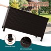 Large Deck Box, Built-In Handles Patio Storage Box for Storage with Wheels, Rattan Waterproof Outdoor Bins for Cushions, Patio Furniture, Garden Tools - 4 of 4