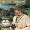 Solaris Wide Brim Bucket Hat with Neck Flap for Women Men, Breathable Lightweight Outdoor Hiking Camping Gardening Sun Hat, Summer Essential Caps - 3 of 4