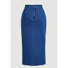 TIME HOLLOW Chic Frayed Hem A-Line Skirt - 2 of 3