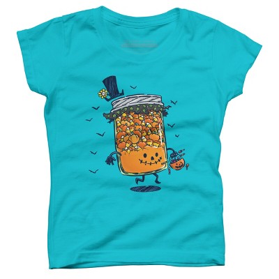 Girl's Design By Humans Halloween Jam By nickv47 T-Shirt