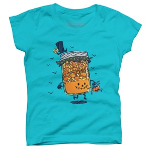 Girl's Design By Humans Halloween Jam By nickv47 T-Shirt - 1 of 3