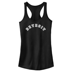 Junior's Beverly Hills Cop: Axel F Detroit Varsity Racerback Tank Top - 1 of 4