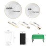 Smarty Had A Party White, Green, And Black NFL / NBA / MLB Dinnerware Set - 60 Sets - 2 of 4