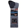 Dickies Men's Heavyweight Wool Blend Thermal Crew Socks 2pk - Navy Blue 6-12: Arch Support, Solid Pattern - 2 of 3