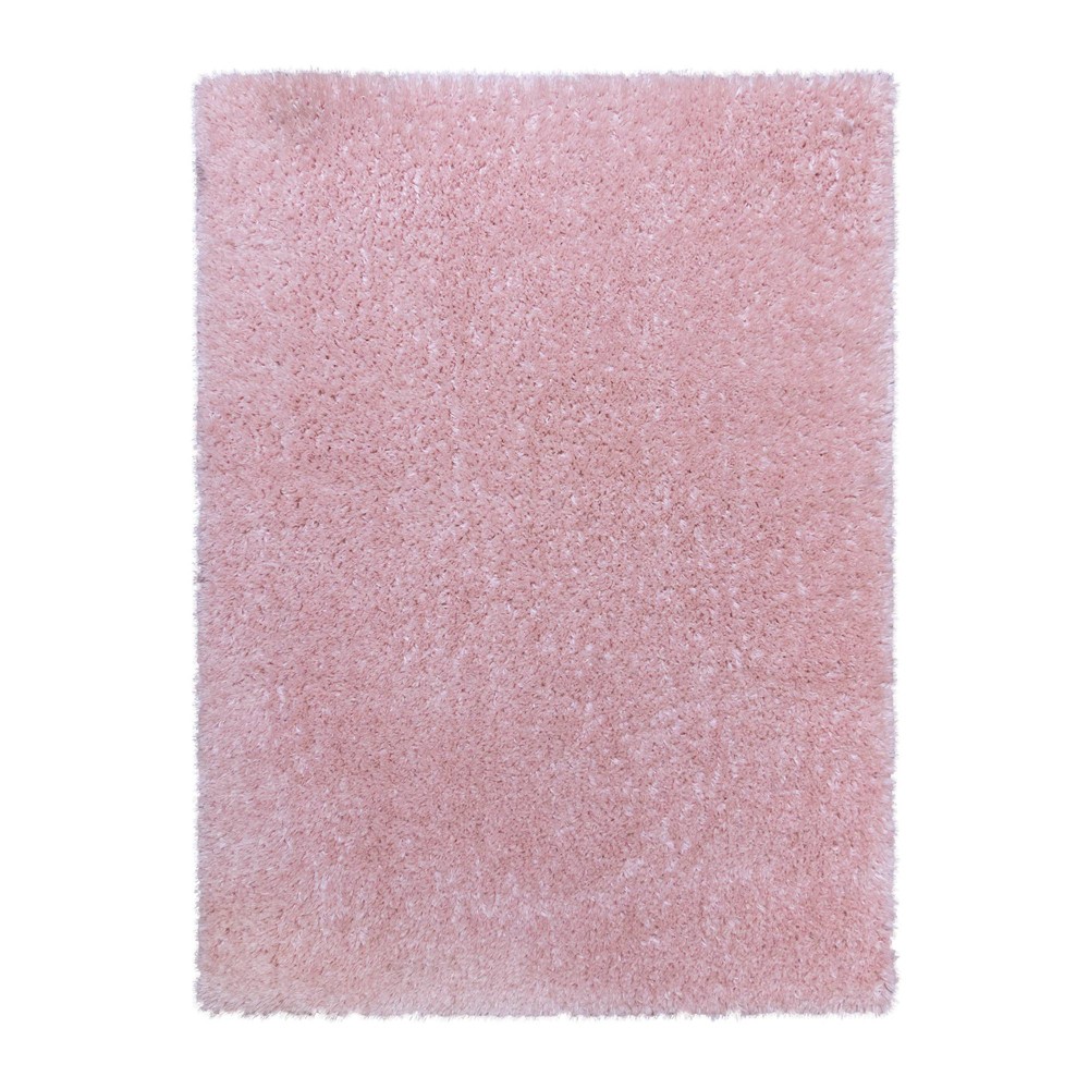 Photos - Doormat 4'3"x5'7" Shag Rug Light Pink - Gertmenian